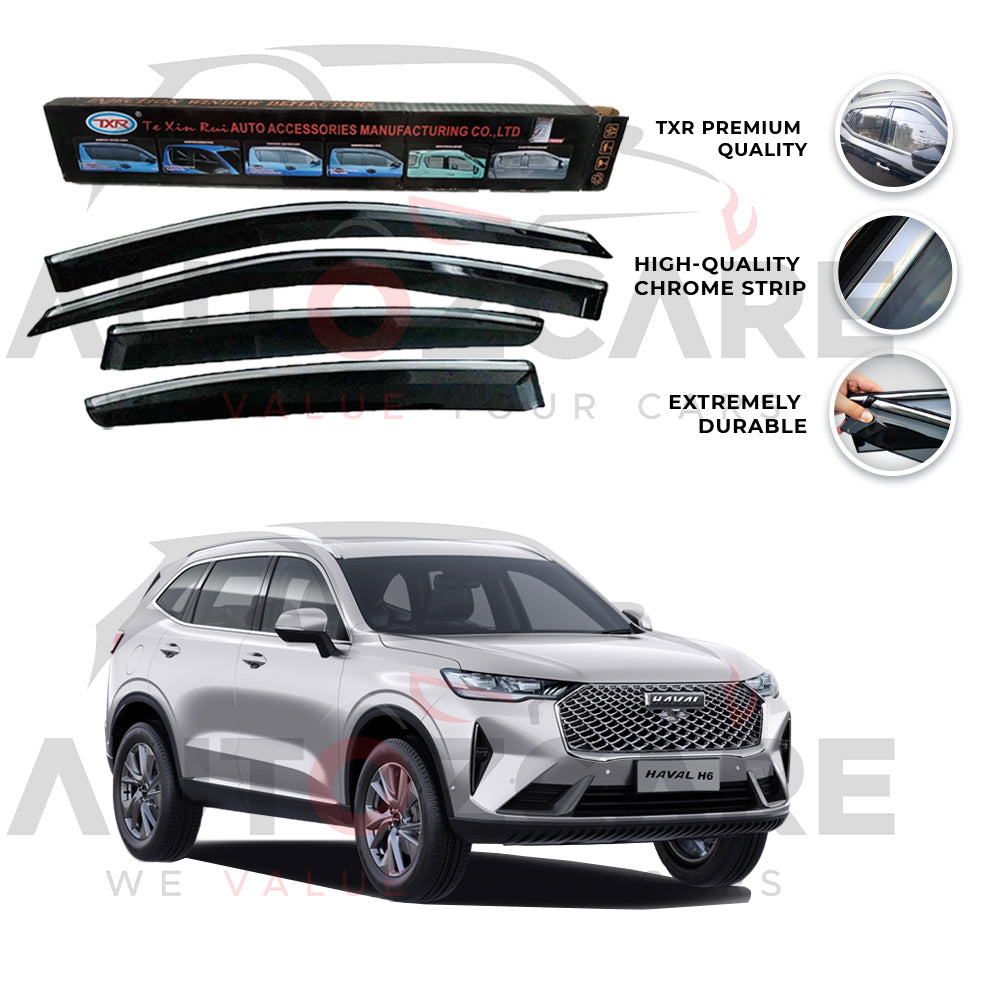 Haval H6 TXR Air press sun visor with chrome - Model 2021-2025