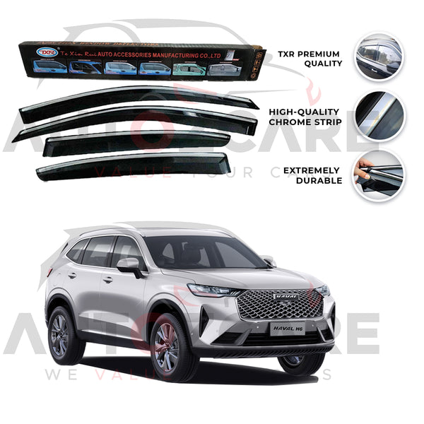 Haval H6 TXR Air press sun visor with chrome - Model 2021-2025