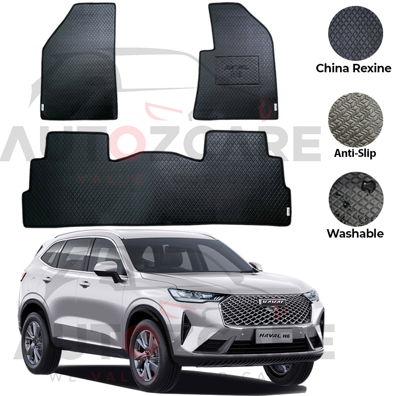 Haval H6 China Rexine Floor Mat 3PCS - Model 2021-2025