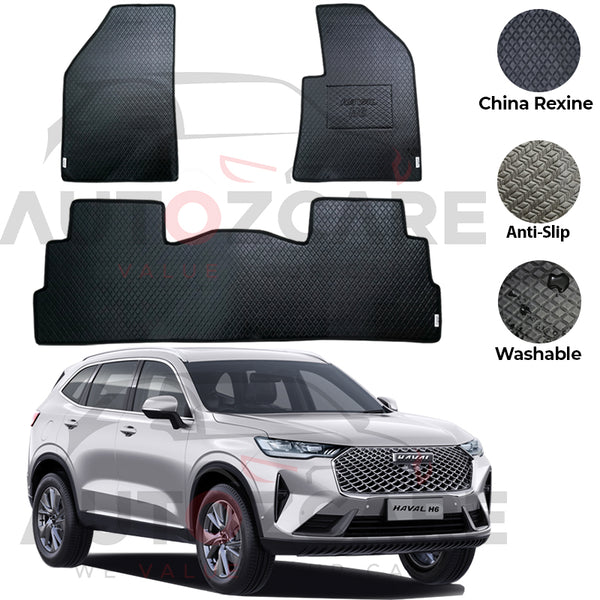 Haval H6 China Rexine Floor Mat 3PCS - Model 2021-2025