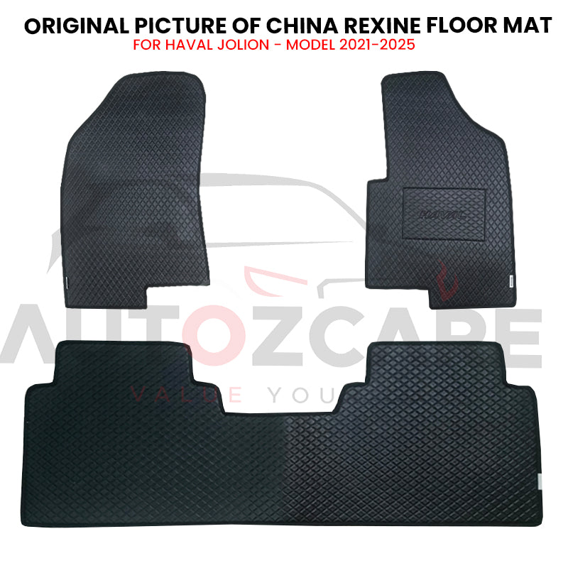 Haval Jolion China Rexine Floor Mat 3PCS - Model 2021-2025