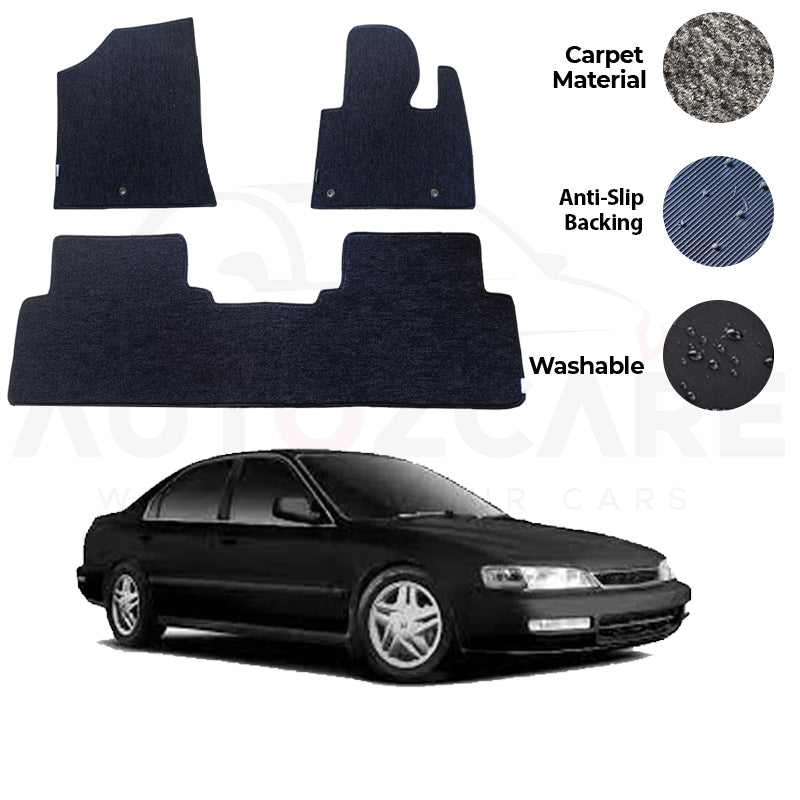 Honda Accord Fitting Carpet Floor Mat 3PCS - Model 1993-1997