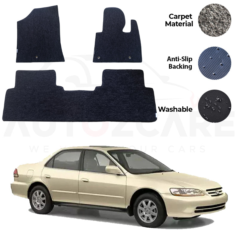 Honda Accord Fitting Carpet Floor Mat 3PCS - Model 1997-2002