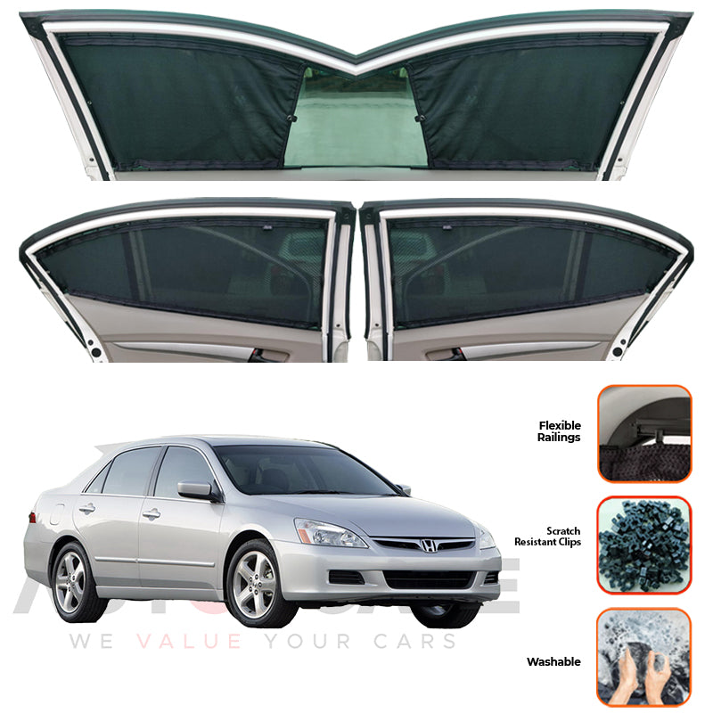 Honda Accord Custom Car Sliding Curtains - Model 2003-2008