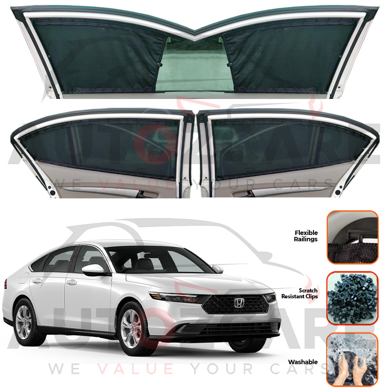 Honda Accord  Custom Car Sliding Curtains - Model  2019-2025