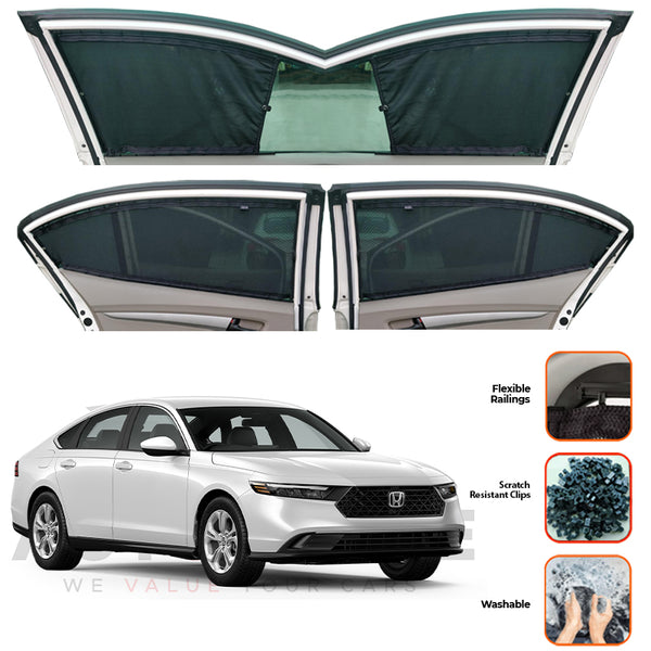 Honda Accord  Custom Car Sliding Curtains - Model  2019-2025