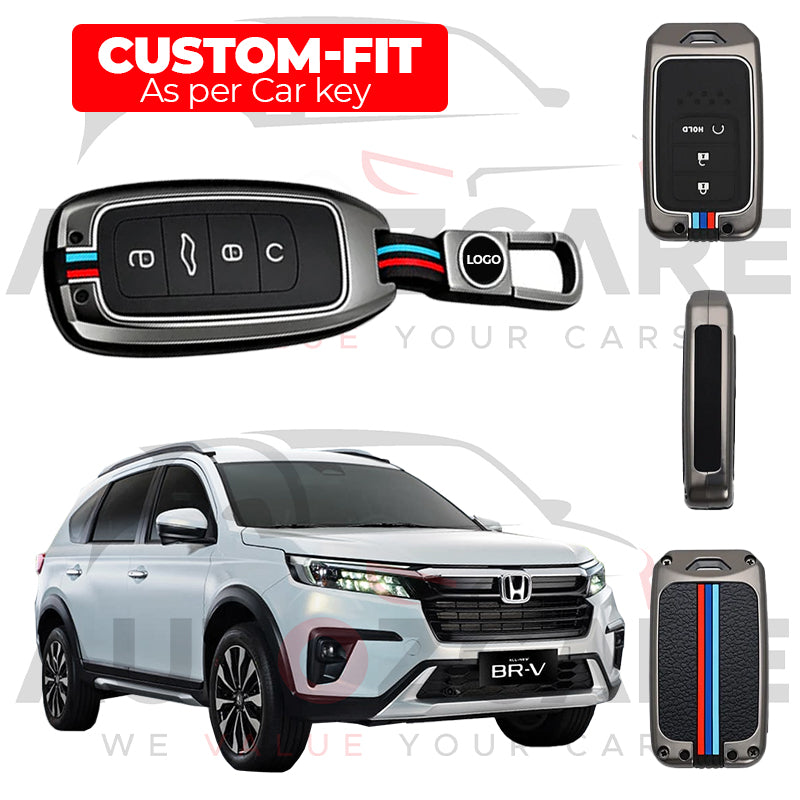 Honda BR-V Remote Key Cover with Keychain - Model 2020-2024