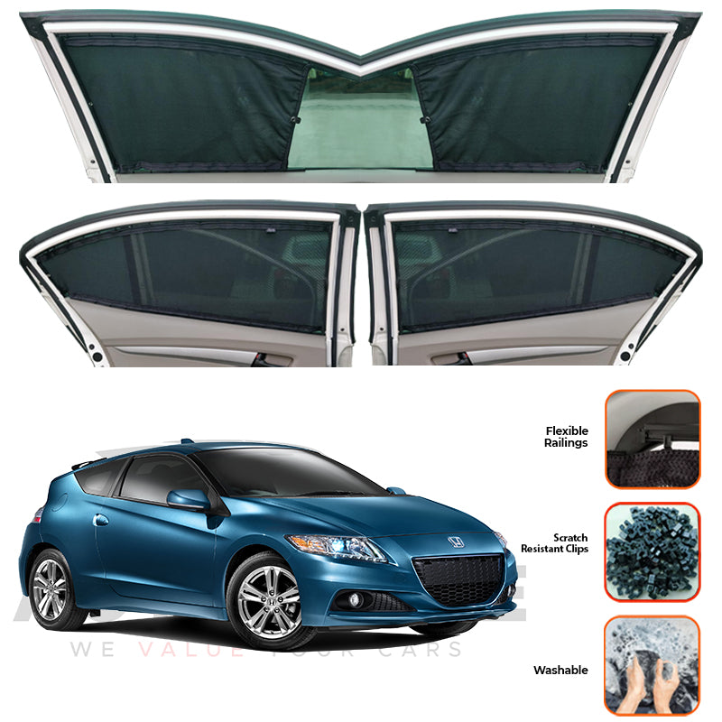 Honda CRZ Custom Car Sliding Curtains - Model 2010-2018