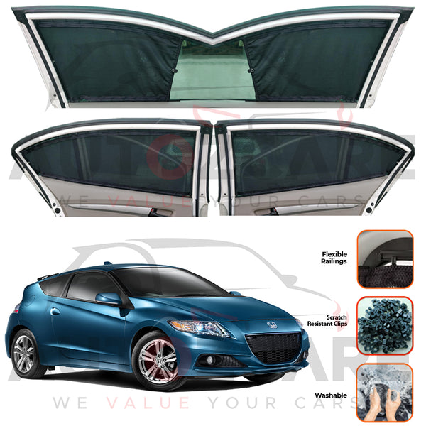 Honda CRZ Custom Car Sliding Curtains - Model 2010-2018