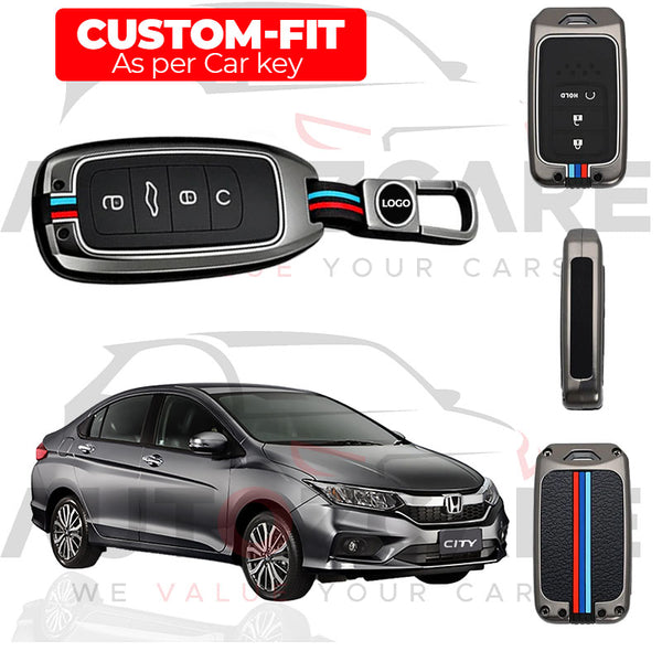 Honda City Remote Key Cover with Keychain - Model 2022