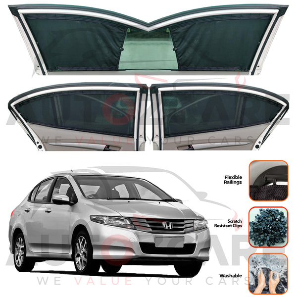 Honda City Custom Car Sliding Curtains - Model 2009-2021
