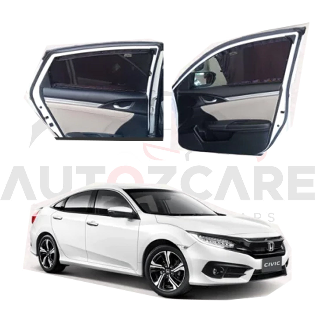 Honda Civic X 10th (Grace) Customize Car Curtain | Slidable Curtain Model 2017-2021