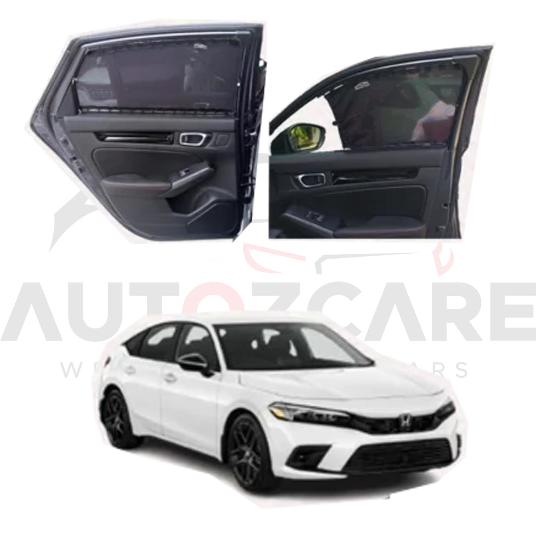 Honda Civic RS 11th Customize Car Curtain | Slidable Curtain Model 2022 - 2024