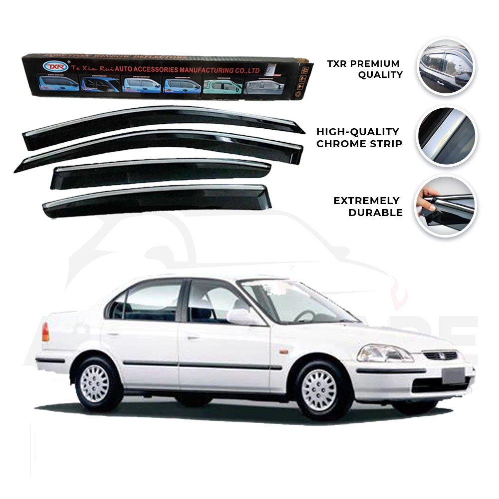Honda Civic TXR Air press sun visor with chrome model  1996-1999