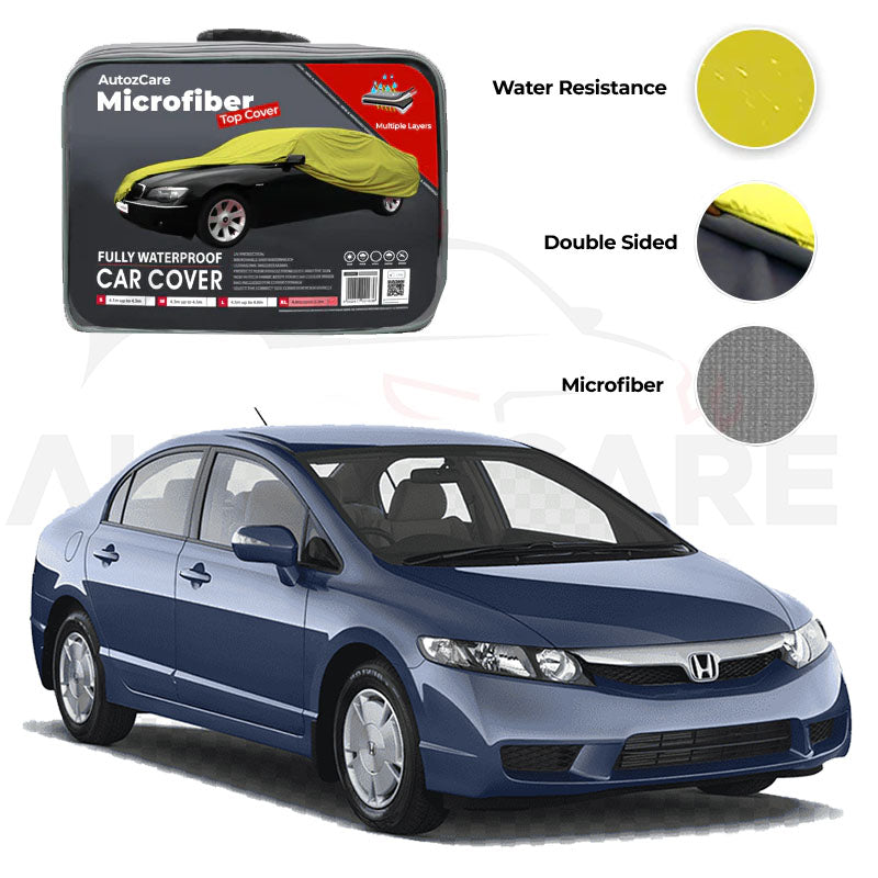 Honda Civic Hybrid Microfiber Car Top Cover - Model 2005- 2010