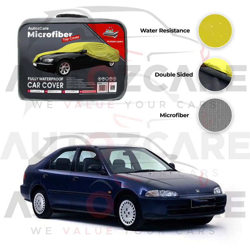 Honda Civic Microfiber Car Top Cover - Model 1992-1995