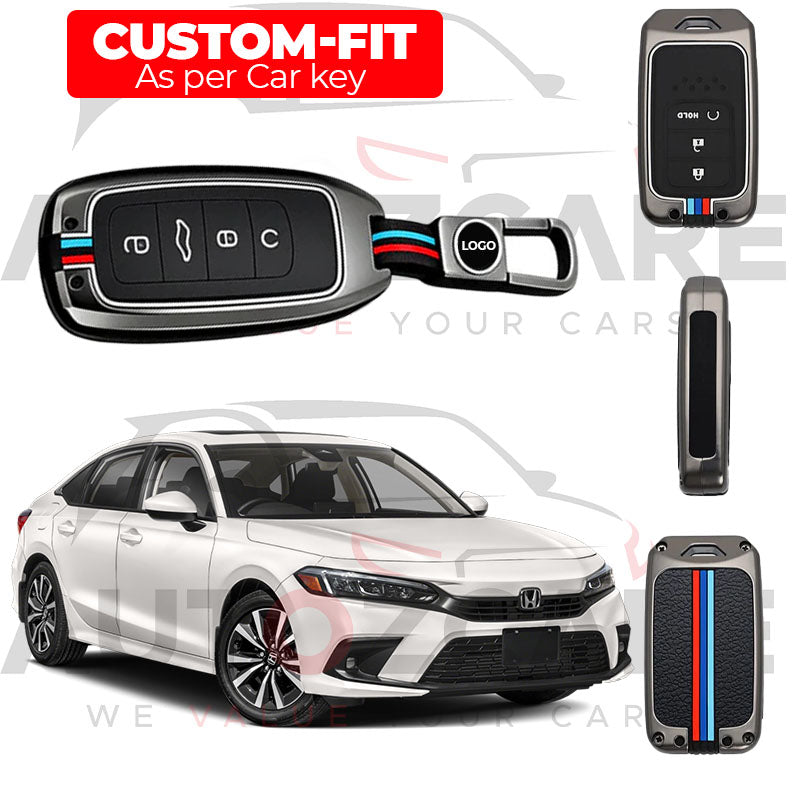 Honda Civic RS Remote Key Cover with Keychain - Model 2022-2025