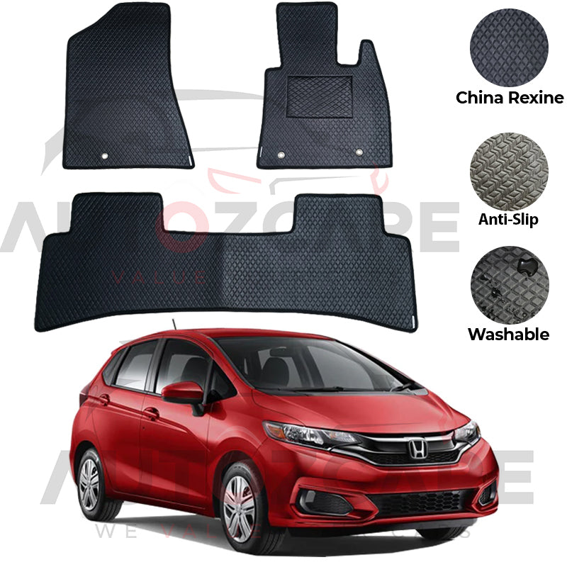 Honda Fit China Rexine Floor Mat 3PCS - Model 2016-2020
