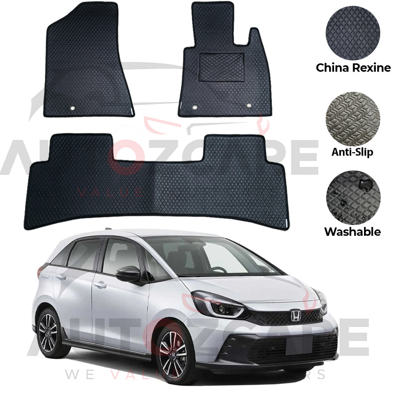 Honda Fit China Rexine Floor Mat 3PCS - Model 2021-2025