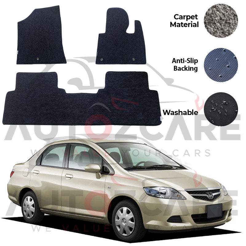 Honda Fit Aria Genuine Fitting Carpet Floor Mat 3PCS - Model 2002-2008