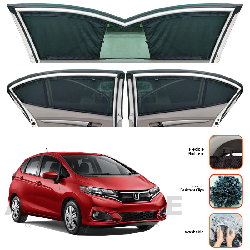 Honda Fit  Custom Car Sliding Curtains - Model 2016-2020