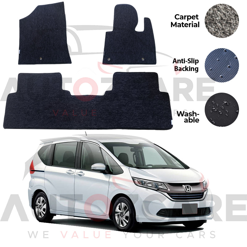 Honda Freed Fitting Carpet Floor Mat 3PCS - Model 2016-2025