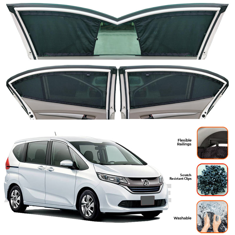 Honda Freed  Custom Car Sliding Curtains - Model 2016-2025