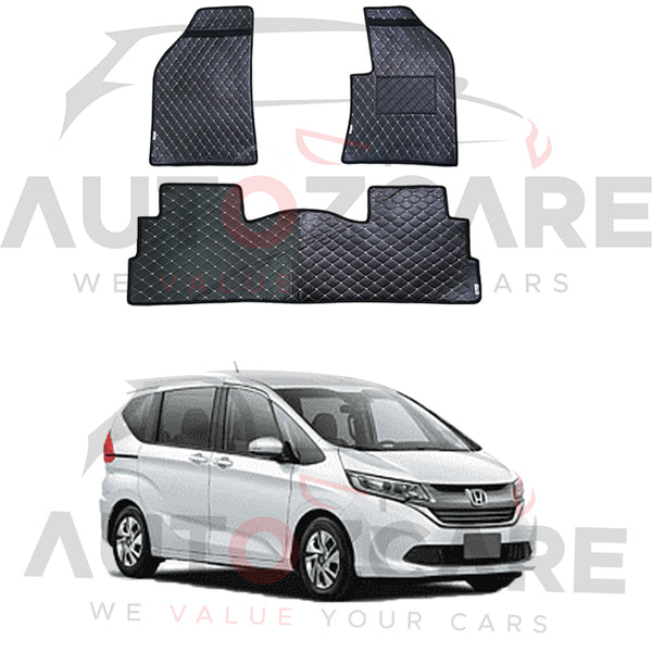 Honda Freed 7D Floor Mat (Flat Style) 6PCS - Model 2016-2025