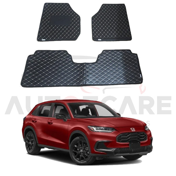 Honda HR-V 7D Floor Mat ( Flat Style ) 3PCS - Model 2022-2023 - AutozCare Pakistan