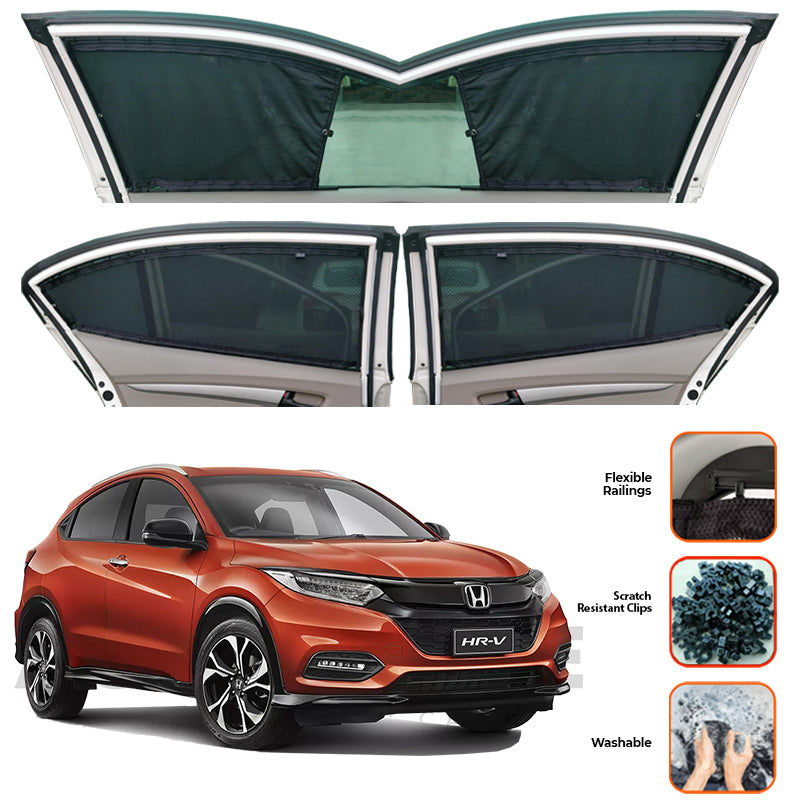 Honda HR-V  Custom Car Sliding Curtains - Model 2013-2021