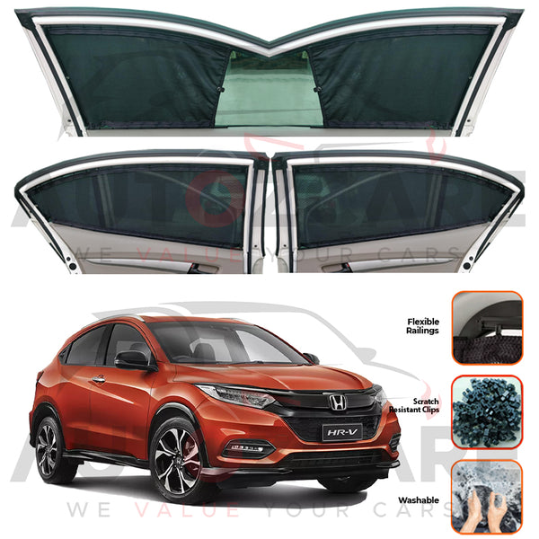 Honda HR-V  Custom Car Sliding Curtains - Model 2013-2021