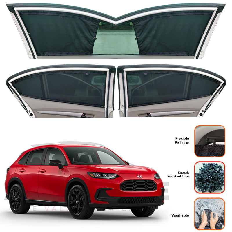 Honda HR-V  Custom Car Sliding Curtains - Model 2022-2025