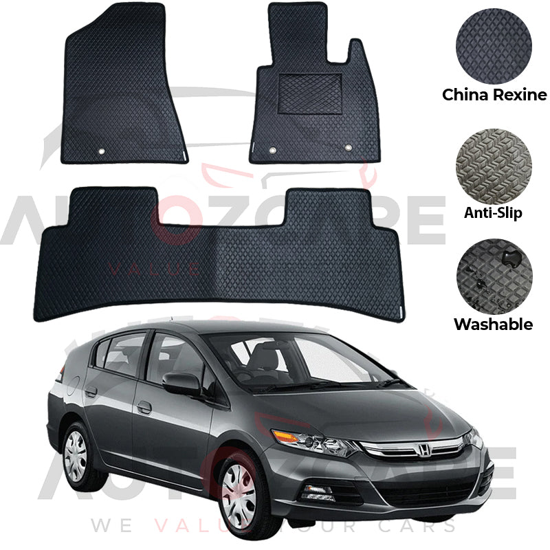 Honda Insight China Rexine Floor Mat 3PCS - Model 2009-2014