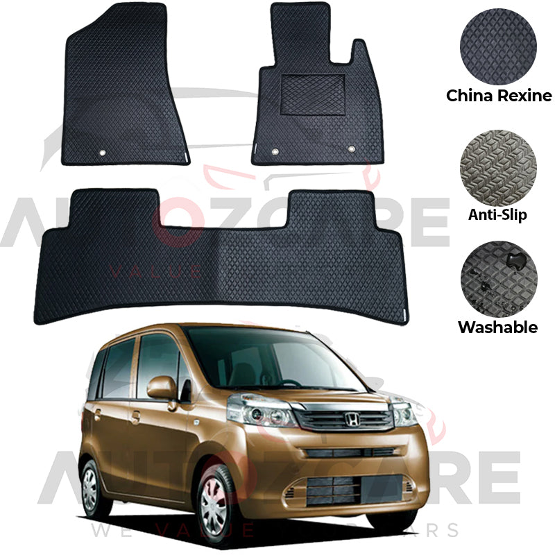 Honda Life China Rexine Floor Mat 3PCS - Model 2008-2014