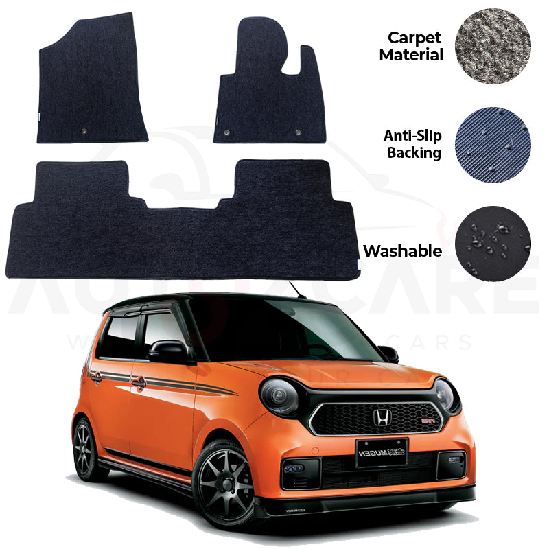 Honda N- Mugen Fitting Carpet Floor Mat 3PCS - Model