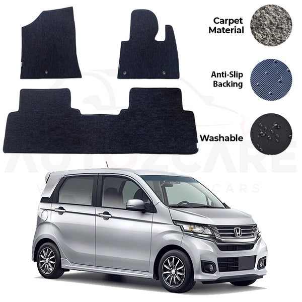 Honda N- Wgn Fitting Carpet Floor Mat 3PCS - Model 2012-2018