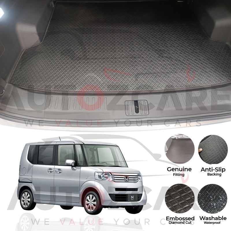 Honda N Box China Rexine Custom-Size Trunk Mat - Model 2011 - 2017