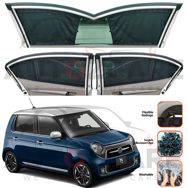 Honda N One  Custom Car Sliding Curtains - Model 2012-2019
