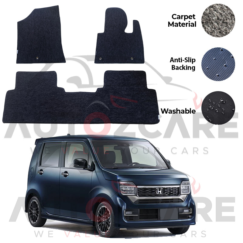 Honda N Wgn Genuine Fitting Carpet Floor Mat 3PCS - Model 2020-2025