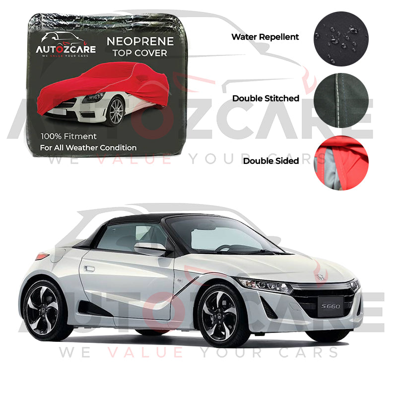 Honda S660 Neoprene Car Top Cover - Model 2015-2022