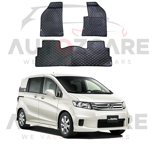Honda Spike 7D Floor Mat (Flat Style) 7PCS - Model 2016-2025
