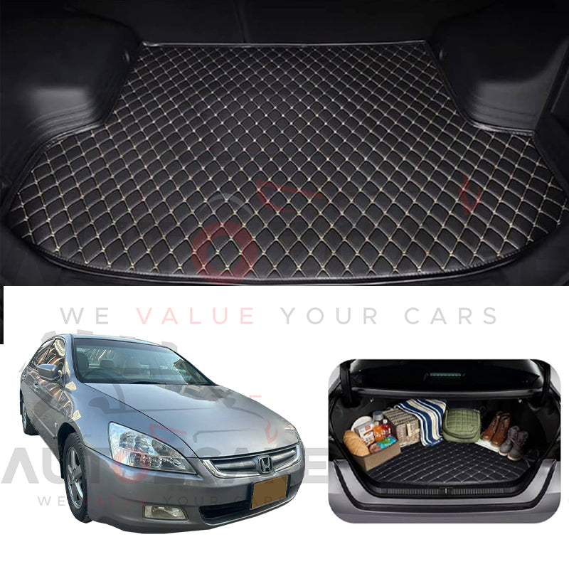 Honda Accord CL5 7D Custom Car Trunk Mat - Model 2002-2007