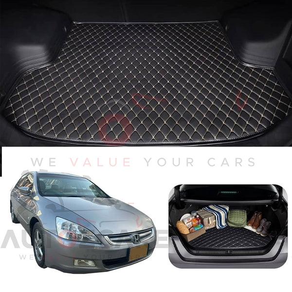 Honda Accord CL5 7D Custom Car Trunk Mat - Model 2002-2007