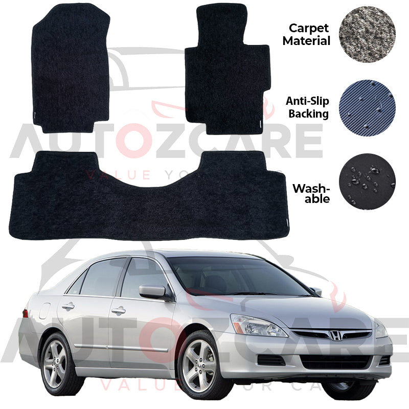 Honda Accord Fitting Carpet Floor Mat 3PCS - Model 2002-2007