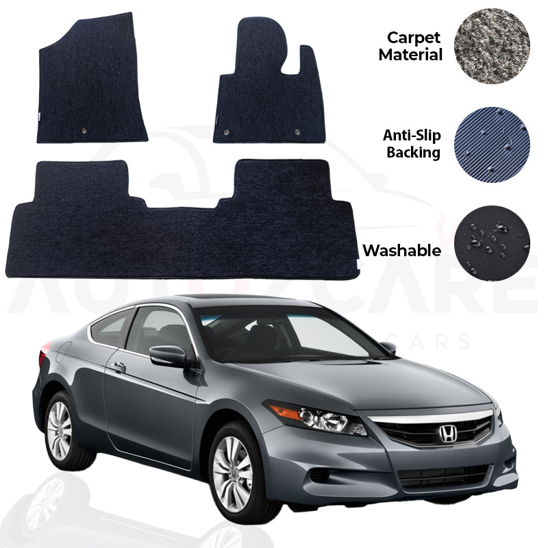 Honda Accord Fitting Carpet Floor Mat 3PCS - Model 2008-2012