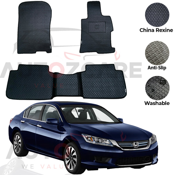 Honda Accord China Rexine Floor Mat 3PCS - Model 2013-2018