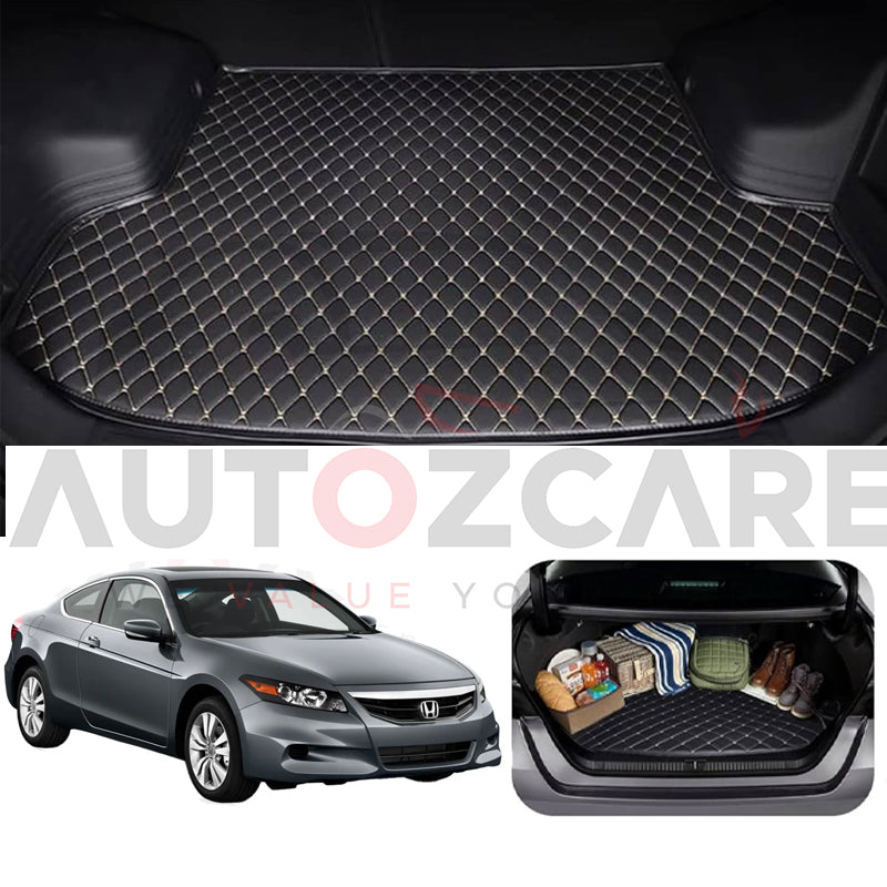 Honda Accord 7D Custom Car Trunk Mat - Model 2008-2012 Best Trunk mat | Accord Trunk | Accord Mat | Mix Thread