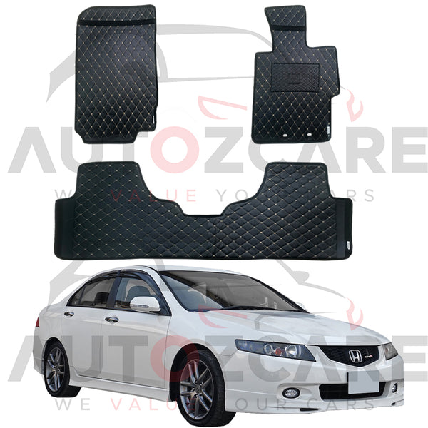 Honda Accord CL7/CL9 7D Floor Mat (Flat Style) 3PCS - Model 2002-2007