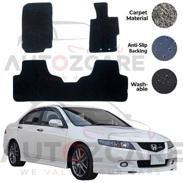 Honda Accord CL7/CL9 Genuine Fitting Carpet Floor Mat 3PCS - Model 2002-2007