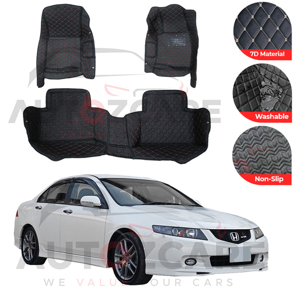Honda Accord CL7/CL9 7D Floor Mat (Tray Style) 3PCS - Model 2002-2007